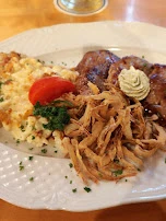 Schweinelenchen Mit Käsespätzle